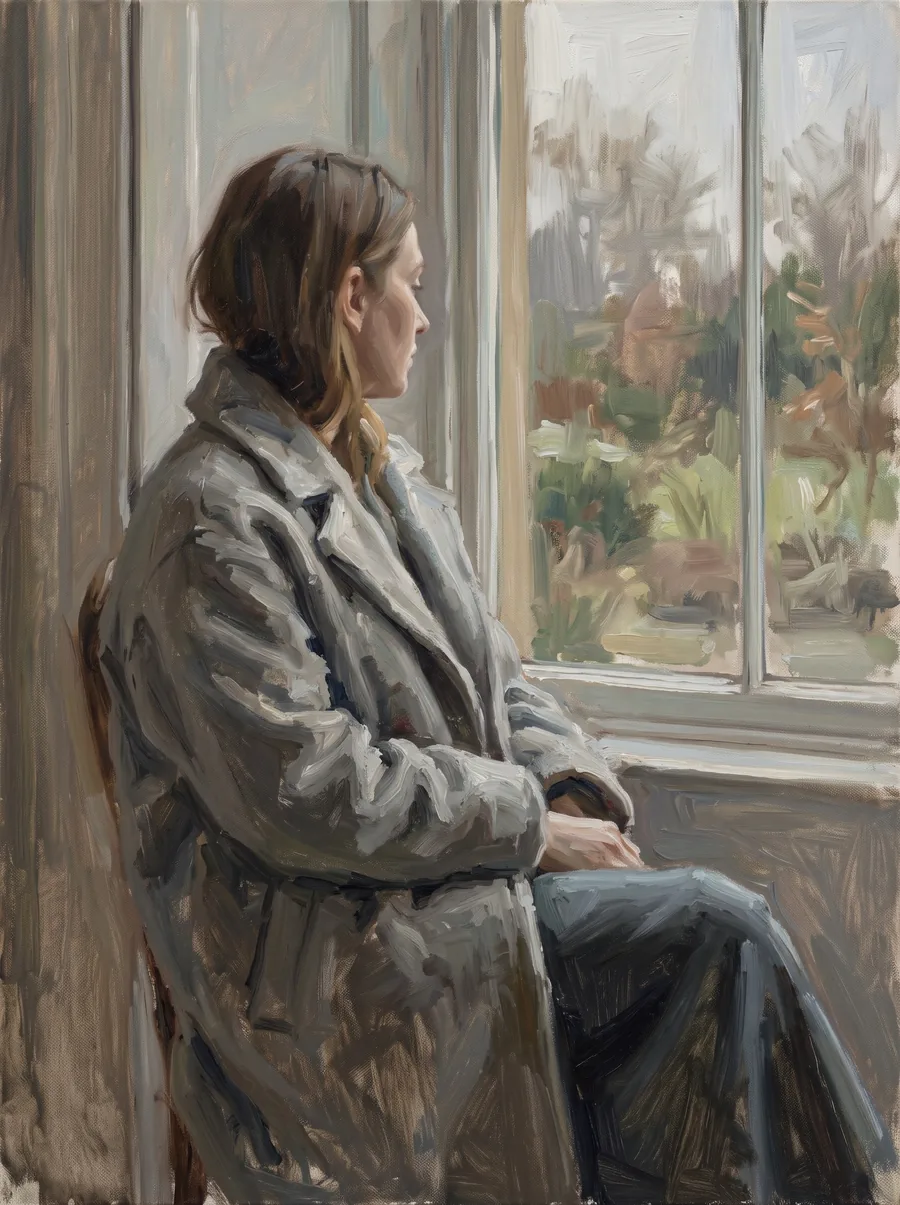 Jonas Hellweg, Porträt mit Fenster