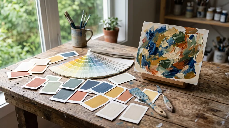 Palette aus dem Werk